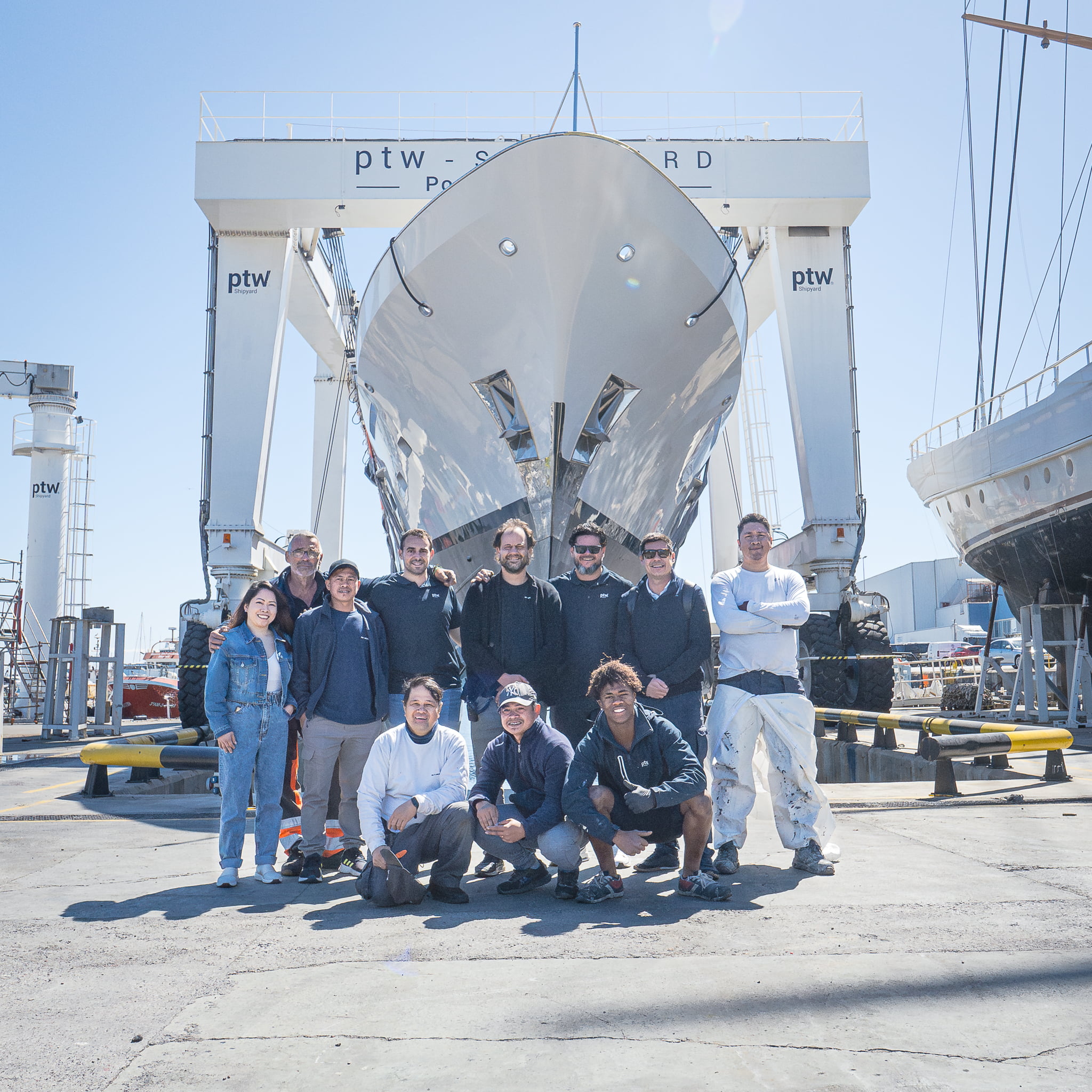 Summer Yacht refit at ptw